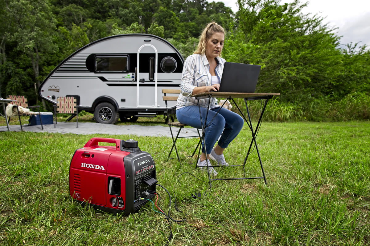Honda EU2200i 2200 watt 120V inverter generator with CO-MINDER™