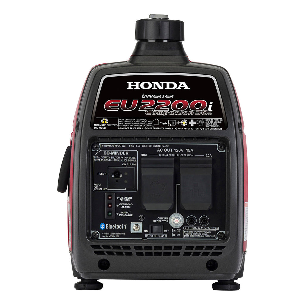 Honda EU2200i Companion 2200 watt 120V inverter generator with CO-MINDER™
