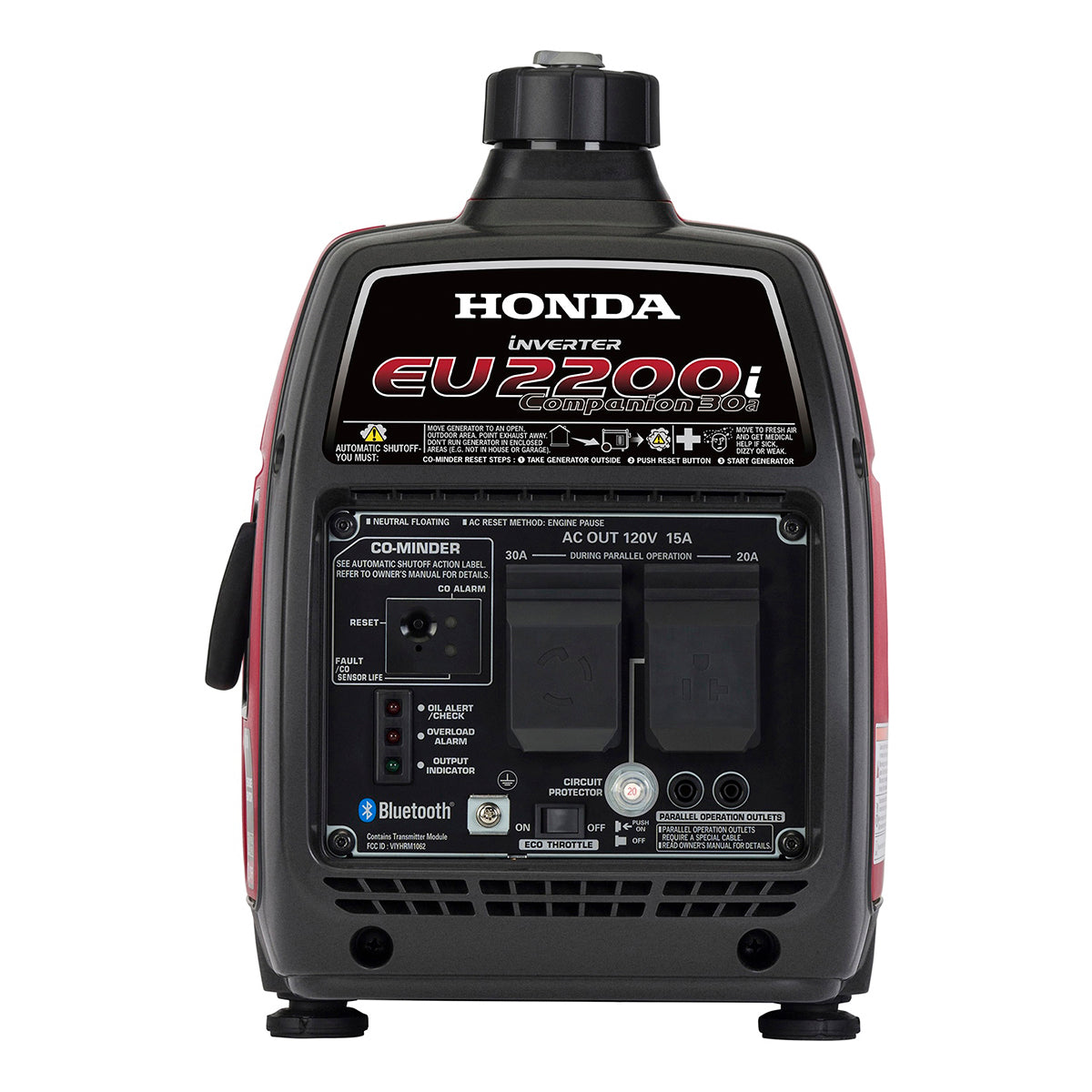 Honda EU2200i Companion 2200 watt 120V inverter generator with CO-MINDER™