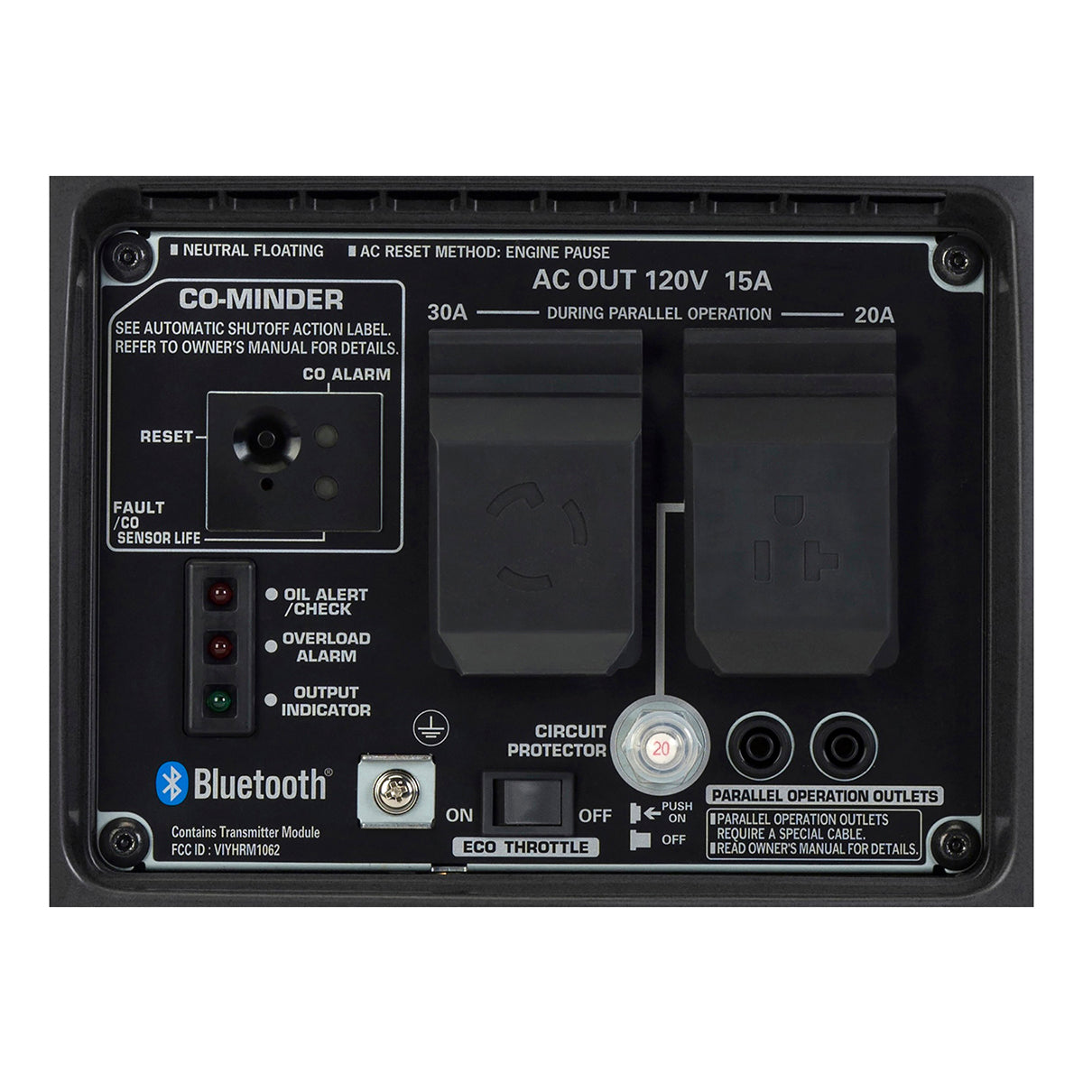 Honda EU2200i Companion 2200 watt 120V inverter generator with CO-MINDER™