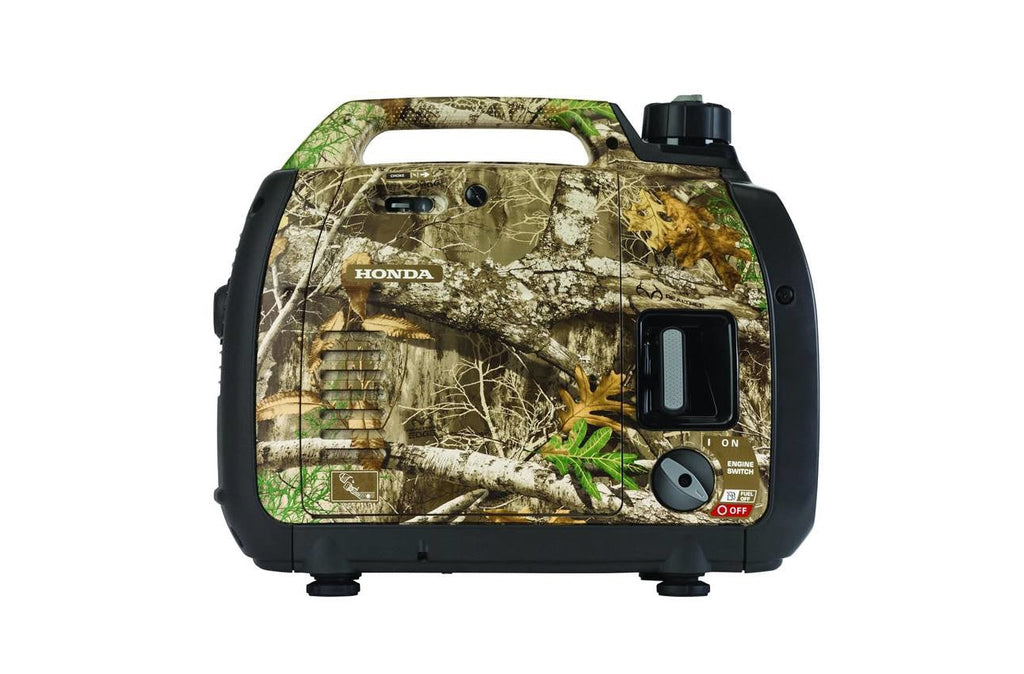 Honda EU2200i Camo 2200 watt 120V inverter generator, camo style, with CO-MINDER™