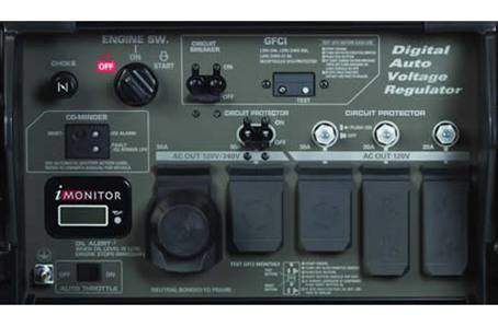 Honda EB10000 10000 watt 120/240V industrial generator with CO-MINDER™