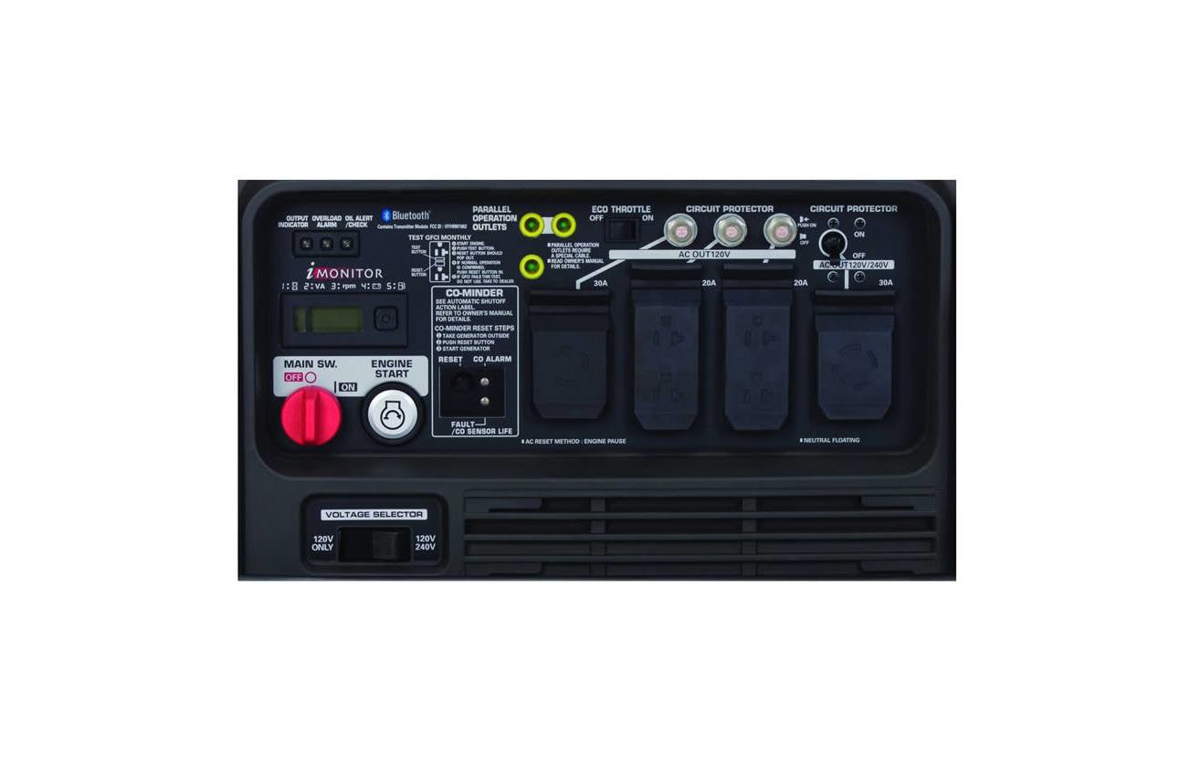 Honda EU7000iS 7000 watt 120/240V inverter generator with CO-MINDER™